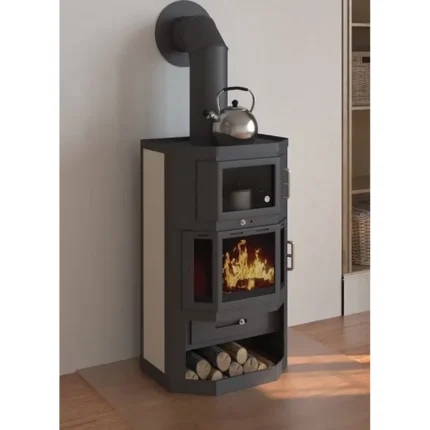 Victoria Kaminofen Taro F mit Backfach und 9,51 kW