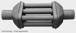 Abgaswärmetauscher Rauchgaskühler 0,8m x 120mm