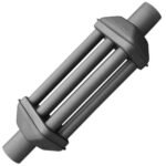 Abgaswärmetauscher Rauchgaskühler 120mm