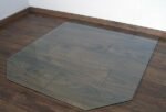 Kaminofen Glas Bodenplatte 6-eckig