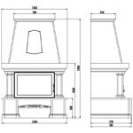 Haas+Sohn Genf III Kaminbausatz Ruivina