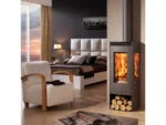 Panadero Alba EcoDesign Panor Kaminofen Stahl Schwarz 8 kW