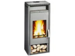 Wamsler KF 101- OF – W Kaminofen Stahl Grau 8 kW