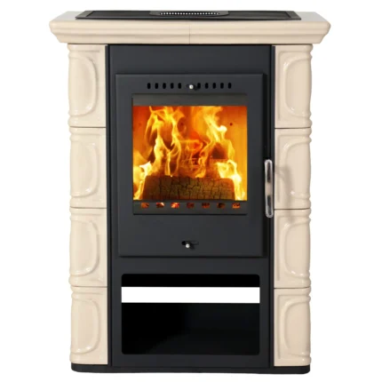 Thorma Augsburg Kaminofen Keramik Cappuccino 7 kW