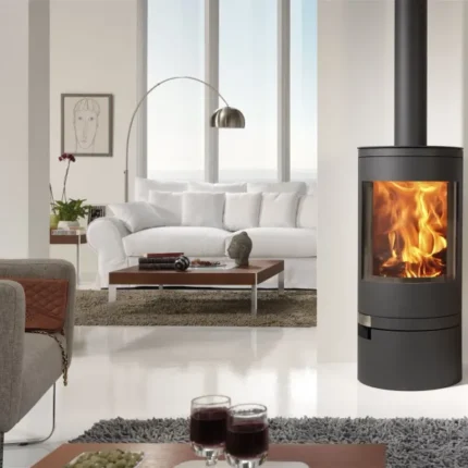 Panadero Ecodesign Kaminofen Stahl Schwarz-Metallic 7,4 kW