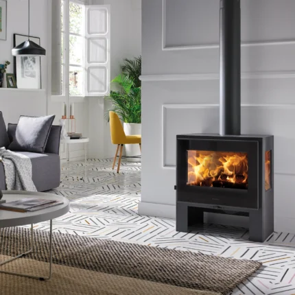 Panadero Toscane 3V Kaminofen Stahl Schwarz Metallic 8 kW