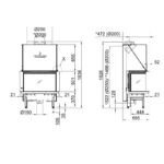 Spartherm Premium A-3RL-80h Kamineinsatz 250 mm